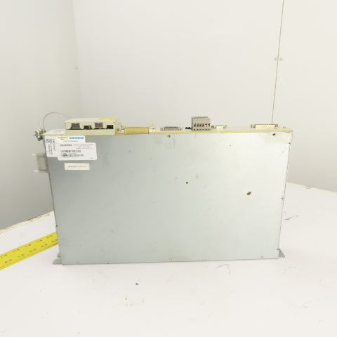 Siemens 6SN1123-1AA00-0CA1 Simodrive LT Module 50A W/ 6SN1118-0DJ21-0AA0 Card