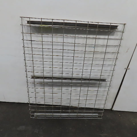 36" x 46" Wide 3 Channel Double Waterfall Pallet Rack Wire Decking