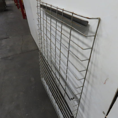 36" x 46" Wide 3 Channel Double Waterfall Pallet Rack Wire Decking