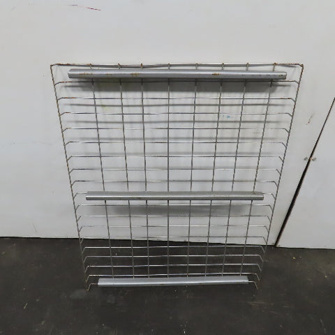 36" x 46" Wide 3 Channel Double Waterfall Pallet Rack Wire Decking