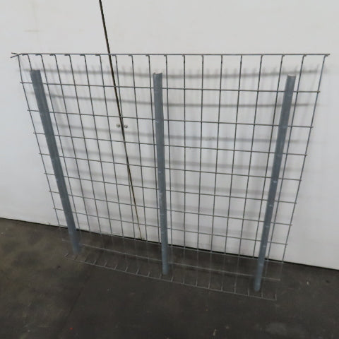 42" x 46" Wide 3 Channel Double Waterfall Pallet Rack Wire Decking
