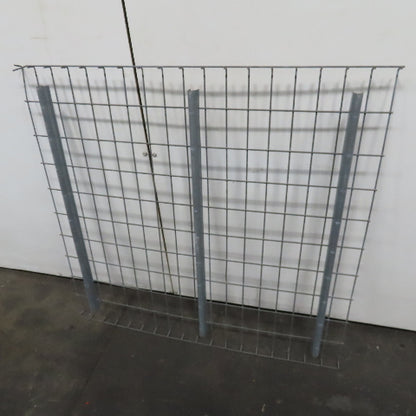 42" x 46" Wide 3 Channel Double Waterfall Pallet Rack Wire Decking