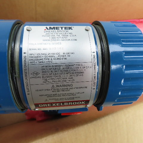 Ametek Drexelbrook 700-0002-360 Level Control Sensing Element RXLX-X Transmitter