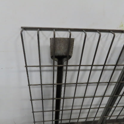 36" x 46" W 4 Channel Double Waterfall Pallet Rack Wire Decking