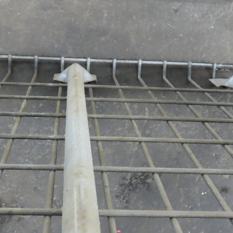 36" x 46" W 4 Channel Double Waterfall Pallet Rack Wire Decking
