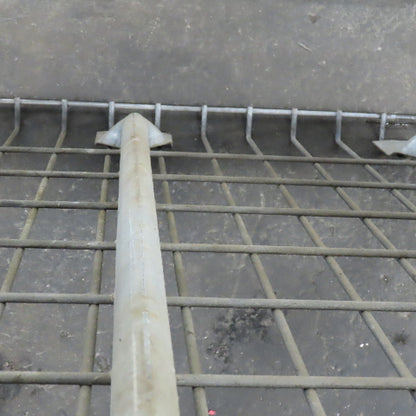 36" x 46" W 4 Channel Double Waterfall Pallet Rack Wire Decking