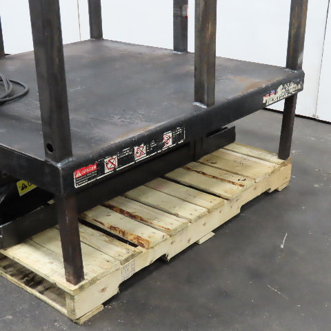Autoquip 36S60 3 Ton 48"x48" Hydraulic Lift Table 14-42" Lift Modified See Info 3Ph