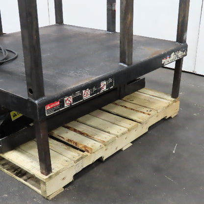 Autoquip 36S60 3 Ton 48"x48" Hydraulic Lift Table 14-42" Lift Modified See Info 3Ph