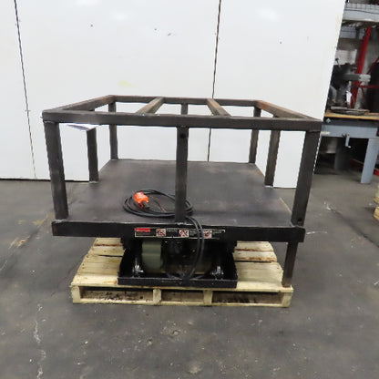 Autoquip 36S60 3 Ton 48"x48" Hydraulic Lift Table 14-42" Lift Modified See Info 3Ph