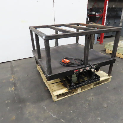 Autoquip 36S60 3 Ton 48"x48" Hydraulic Lift Table 14-42" Lift Modified See Info 3Ph