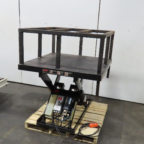 Autoquip 36S60 3 Ton 48"x48" Hydraulic Lift Table 14-42" Lift Modified See Info 3Ph