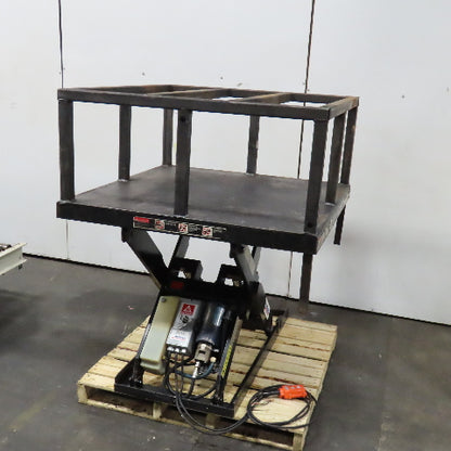Autoquip 36S60 3 Ton 48"x48" Hydraulic Lift Table 14-42" Lift Modified See Info 3Ph
