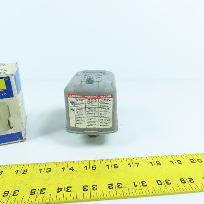 Square D 9013FYG2J21 Pumptrol Pressure Switch On 30 PSI Off 50 PSI