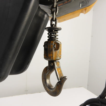 Harrington EQ005SD 1/2 Ton 2-Speed Electric Chain Hoist 20' Lift 25/4.2 FPM 3PH
