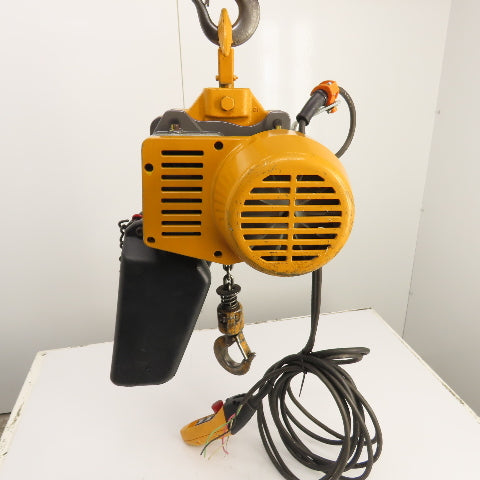 Harrington EQ005SD 1/2 Ton 2-Speed Electric Chain Hoist 20' Lift 25/4.2 FPM 3PH