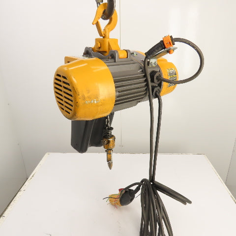 Harrington EQ005SD 1/2 Ton 2-Speed Electric Chain Hoist 20' Lift 25/4.2 FPM 3PH