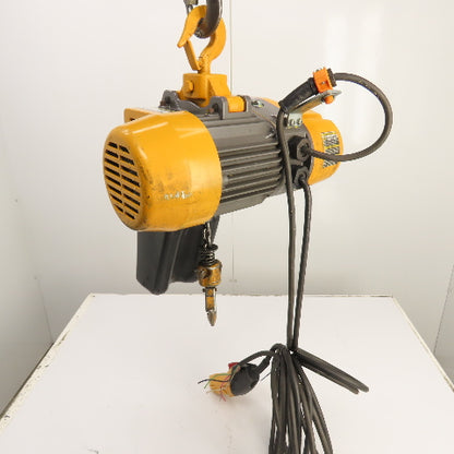 Harrington EQ005SD 1/2 Ton 2-Speed Electric Chain Hoist 20' Lift 25/4.2 FPM 3PH