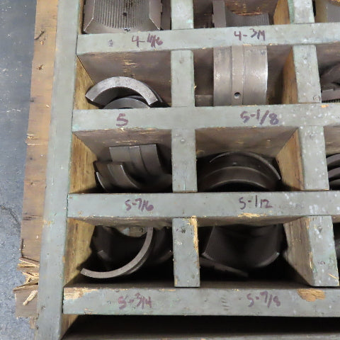 Warner Swasey Large Size Round Serrated Collet Pad Lot 4-5/8"-6" 22+ Sizes