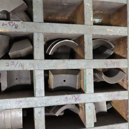 Warner Swasey Large Size Round Serrated Collet Pad Lot 4-5/8"-6" 22+ Sizes