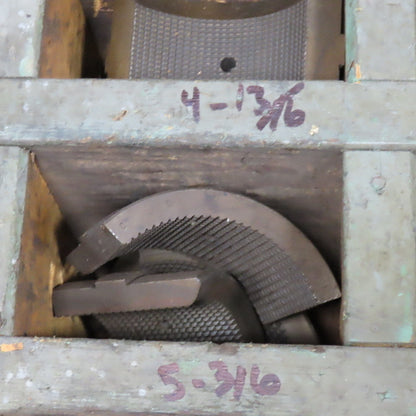 Warner Swasey Large Size Round Serrated Collet Pad Lot 4-5/8"-6" 22+ Sizes