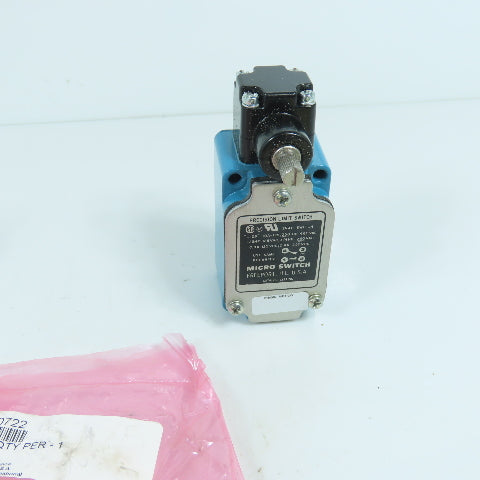Honeywell 1LS1-L-SIG Snap Action Roller Head Limit Switch W/ LS-10722 NEW