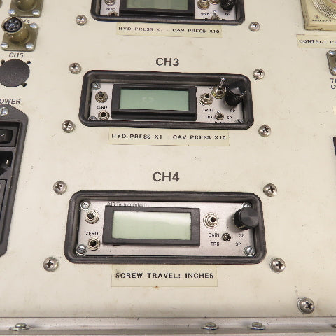 RJG PM-4005 4-Channel Injection Molding Monitoring System W/ Cables & Case