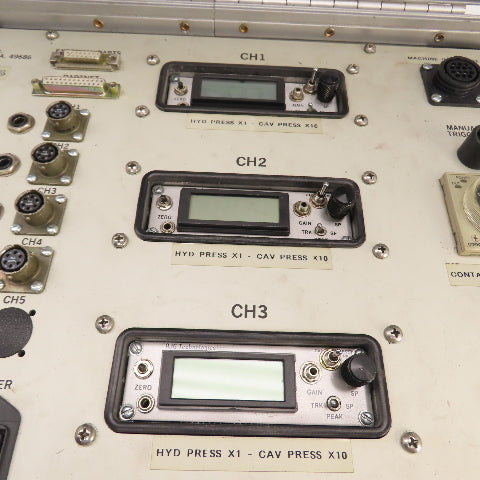 RJG PM-4005 4-Channel Injection Molding Monitoring System W/ Cables & Case