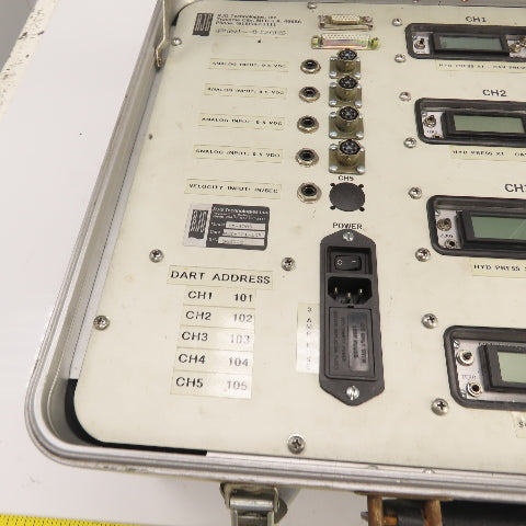 RJG PM-4005 4-Channel Injection Molding Monitoring System W/ Cables & Case