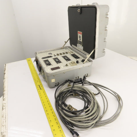 RJG PM-4005 4-Channel Injection Molding Monitoring System W/ Cables & Case