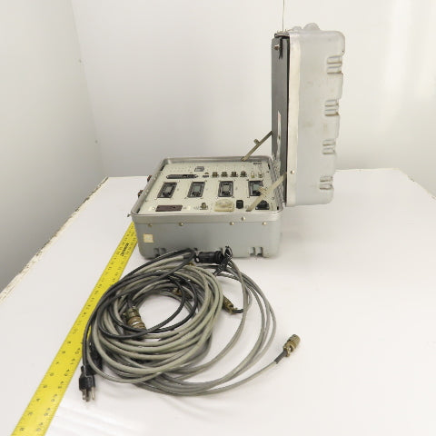 RJG PM-4005 4-Channel Injection Molding Monitoring System W/ Cables & Case