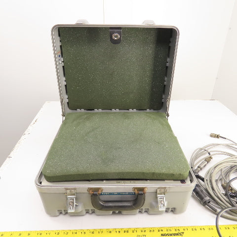 RJG PM-4005 4-Channel Injection Molding Monitoring System W/ Cables & Case