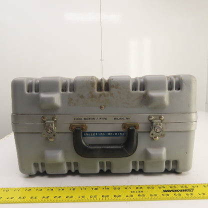 RJG PM-4005 4-Channel Injection Molding Monitoring System W/ Cables & Case