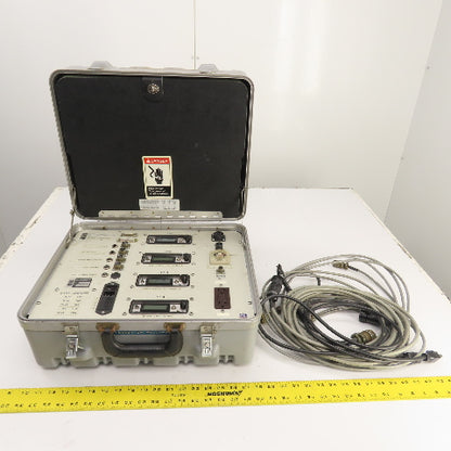 RJG PM-4005 4-Channel Injection Molding Monitoring System W/ Cables & Case