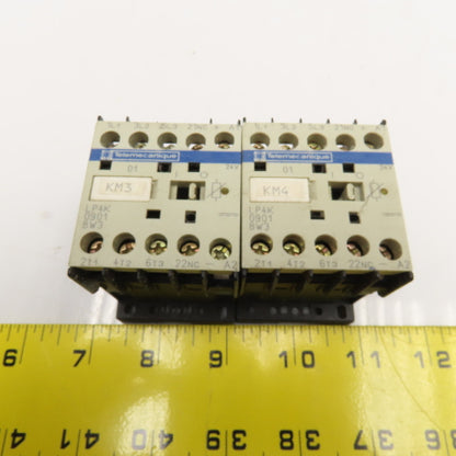 Schneider 1494V-FS100 Contactor Relay 600V 5Hp 3Ph 24V Coil Lot Of 2