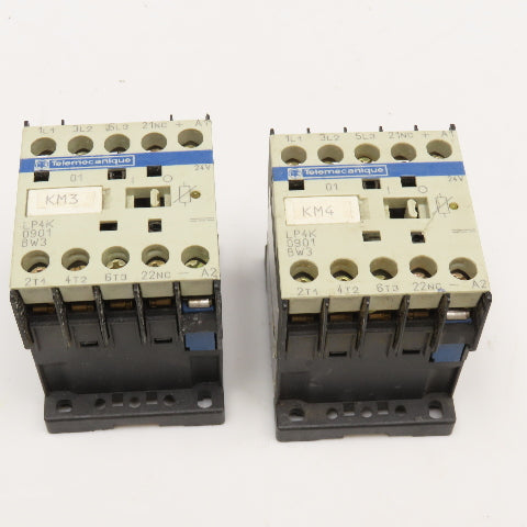 Schneider 1494V-FS100 Contactor Relay 600V 5Hp 3Ph 24V Coil Lot Of 2