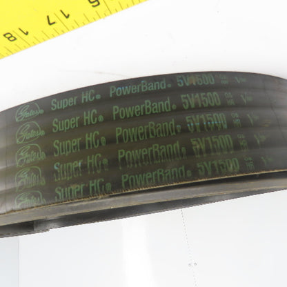 Gates 5V1500 Super HC Powerband 5-Strand V-Belt 3-3/8" Wide