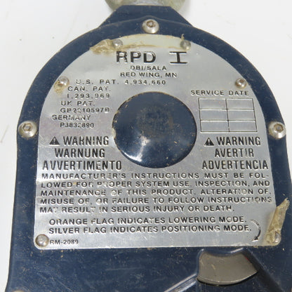 DBI Sala RPD I Rescue Positioning Rope Pulley Assembly