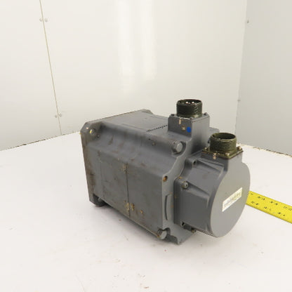 Mitsubishi HA103NC-S 2.0kW AC Servo Motor 3000RPM 170V 100HZ 57A 35mm W/Encoder
