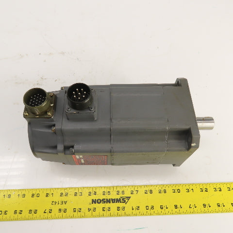Mitsubishi HA83NC-S 1.0kW AC Servo Motor 3000RPM 170V 100HZ 28A 24mm W/Encoder