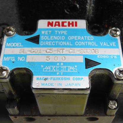 Nachi PI-0B-87-2GS0L1-8470A Hydraulic Pump W/ Valves