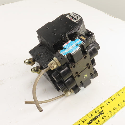 Nachi PI-0B-87-2GS0L1-8470A Hydraulic Pump W/ Valves