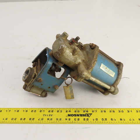 Kentrol 1" NPT Stainless Steel Ball Valve W/ Jamesbury ST 50E Air Actuator