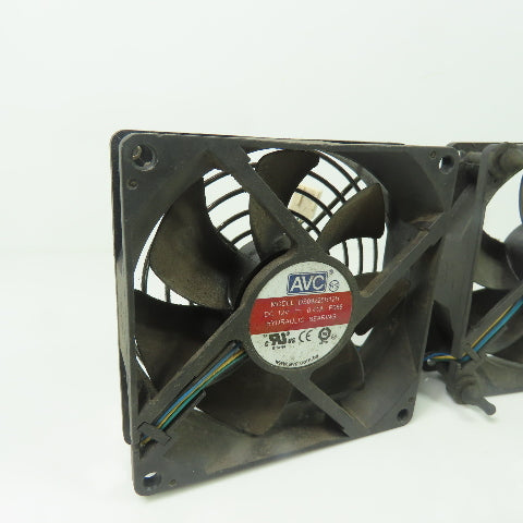 AVC DS09225R12H Tubeaxial Computer Cabinet Cooling Fan 12VDC Lot Of 5