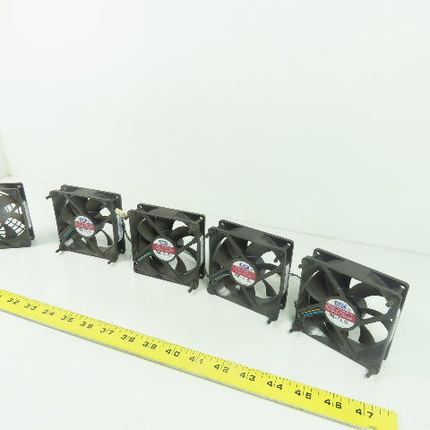 AVC DS09225R12H Tubeaxial Computer Cabinet Cooling Fan 12VDC Lot Of 5