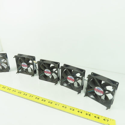 AVC DS09225R12H Tubeaxial Computer Cabinet Cooling Fan 12VDC Lot Of 5