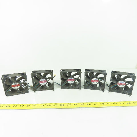 AVC DS09225R12H Tubeaxial Computer Cabinet Cooling Fan 12VDC Lot Of 5