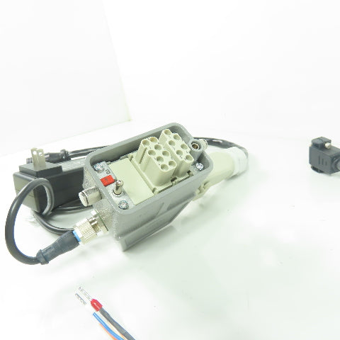 Harting 14-Pin Plug Cordset Cable Assembly W/ SWI24-24-N-SC 24V