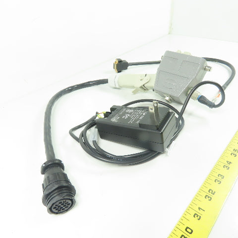 Harting 14-Pin Plug Cordset Cable Assembly W/ SWI24-24-N-SC 24V