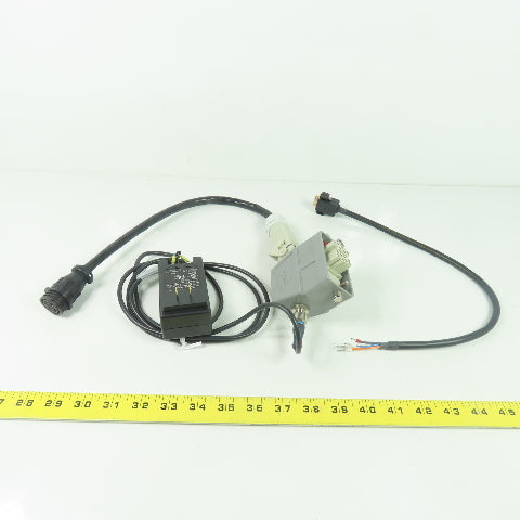 Harting 14-Pin Plug Cordset Cable Assembly W/ SWI24-24-N-SC 24V