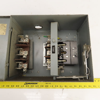 General Electric DFPHA362DE Flex-A-Plug 60A 3-Pole Fusible Bus Plug Switch 600V